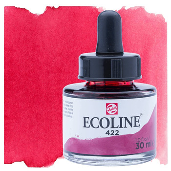 Ecoline Liquid Watercolor, Reddish Brown 30ml Pipette Jar