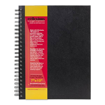 Reflexions Double Spiral Field Sketchbooks 7" x 10" 70 lb (80 Sheets)