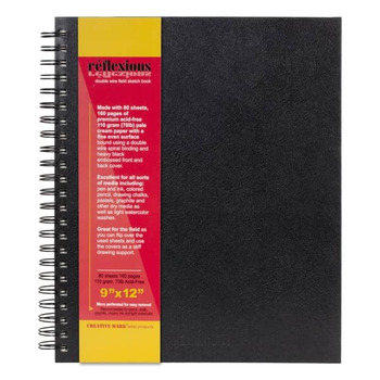 Reflexions Double Spiral Field Sketchbooks 9" x 12" 70 lb (80 Sheets)