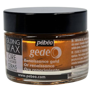 Pebeo Gedeo Gilding Wax - Renaissance Gold, 30ml