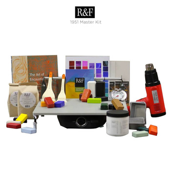 R&F Encaustic Master & Studio Essentials Paint Kits
