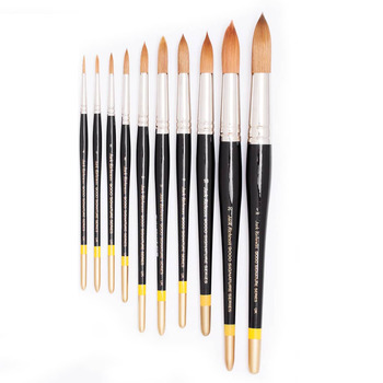 Richeson 9000 Series Round Synthetic Watercolor Brushes & Sets