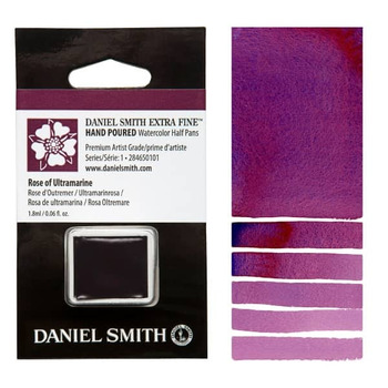 Daniel Smith Watercolor Half Pan - Rose Of Ultramarine
