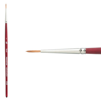 Princeton Velvetouch Series 3950 Synthetic Blend Brush #1 Round