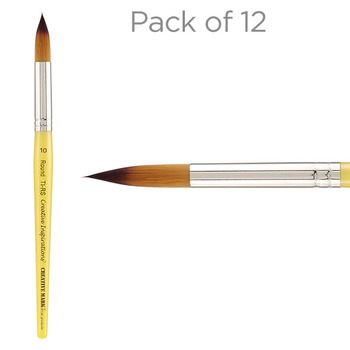 Creative Inspirations Dura-Handle™ Brush Short Handle Round (Pack of 12)