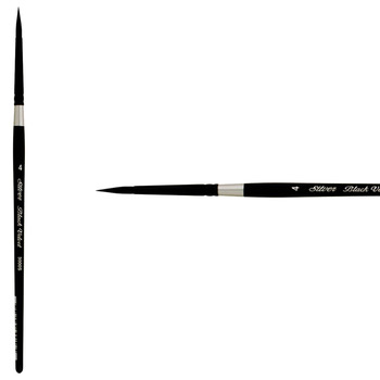 Silver Brush Black Velvet® Watercolor Brush Series 3000S Round #4