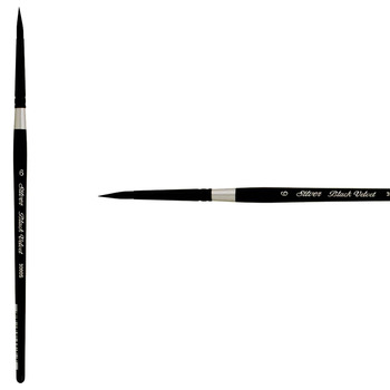 Silver Brush Black Velvet® Watercolor Brush Series 3000S Round #6