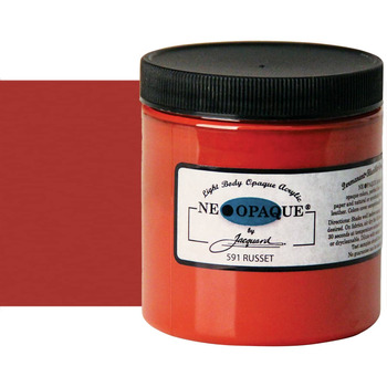 Jacquard Neopaque Fabric Color - Russet, 8oz Jar