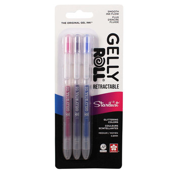 Gelly Roll Retractable Pen Set of 3, Stardust