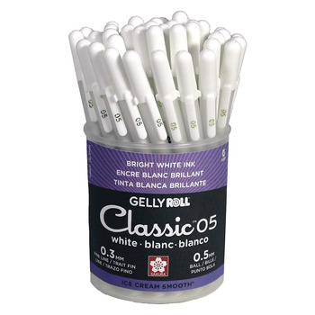Gelly Roll Retractable Pen Set of 36, White