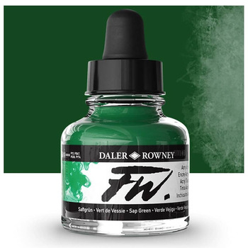 Daler-Rowney F.W. Acrylic Ink 1oz - Sap Green
