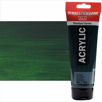 Amsterdam Standard Series Acrylic Paint - Sap Green, 250ml Tube