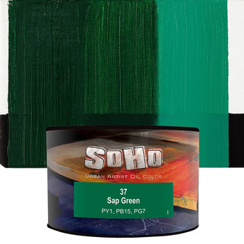 Soho Artist Oil Color Sap Green, 430ml Can
