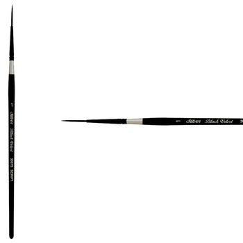 Silver Brush Black Velvet® Watercolor Brush Series 3700S Script #1