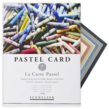 Sennelier La Carte Pastel Card Pad 12"x16", 12 Sheets