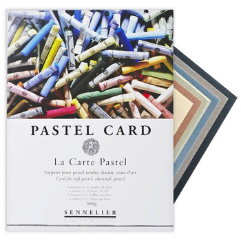 Sennelier La Carte Pastel Card Pad 9"x12", 12 Sheets