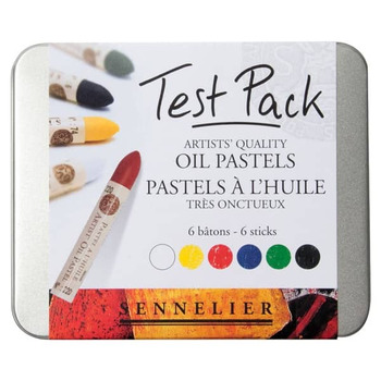 Sennelier Artists' Quality Oil Pastels Test Pack of 6