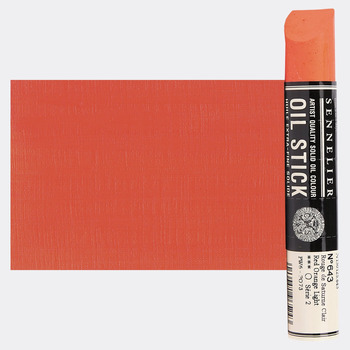 Sennelier Extra Fine Solid Oil Stick - Red Orange Light, 38ml