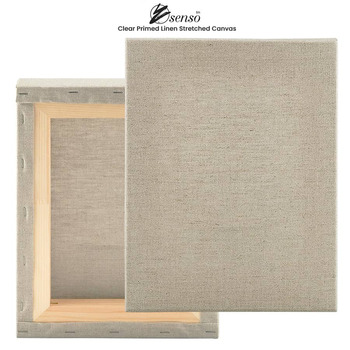 Senso Clear Primed Linen Stretched Canvas 1-1/2" Deep