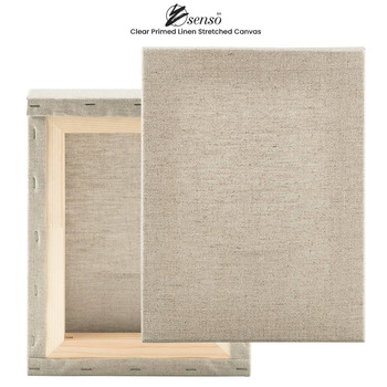 Senso Clear Primed Linen Stretched Canvas 3/4" Deep