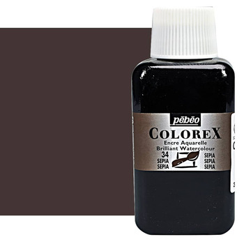 Pebeo Colorex Watercolor Ink Sepia, 250ml