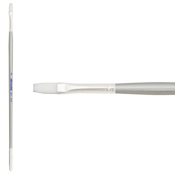 Silver Brush Silverwhite® Synthetic Long Handle Brush Series 1501 Flat #2