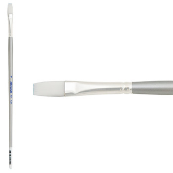 Silver Brush Silverwhite® Synthetic Long Handle Brush Series 1501 Flat #4