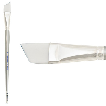 Silver Brush Silverwhite® Synthetic Long Handle Brush Series 1506 Angular 1"