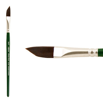 Silver Brush Ruby Satin® Synthetic Brush Series 2512S Short Handle Dagger Striper 3/8"