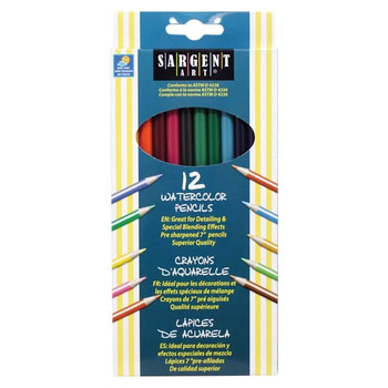 Sargent Art Watercolor Colored Pencil Set of 12 (7 in)