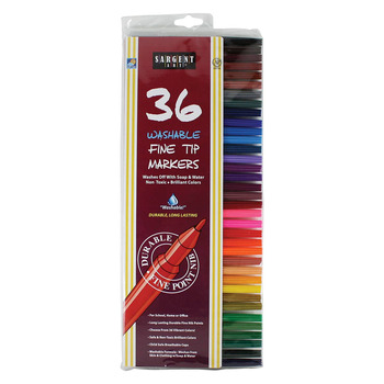 Sargent Art Washable Fine Marker Set of 36 Colors