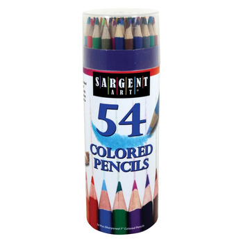 Sargent Art Colored Pencil Tube Set of 54