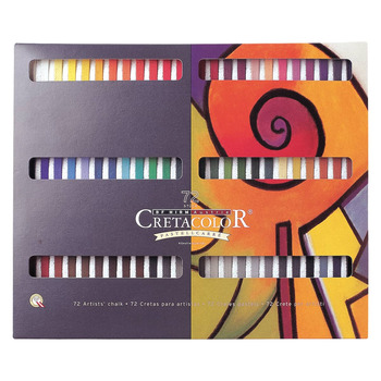 Cretacolor Carré Pastels Set of 72, Assorted Colors