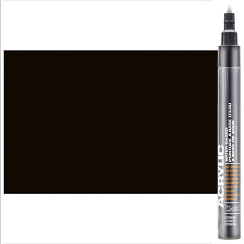 Montana Acrylic Paint Marker 0.7mm (Extra Fine) - Shock Black