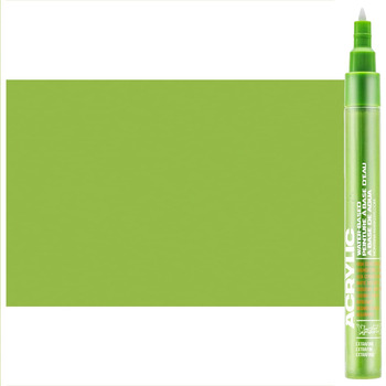 Montana Acrylic Paint Marker 0.7mm (Extra Fine) - Shock Green Light