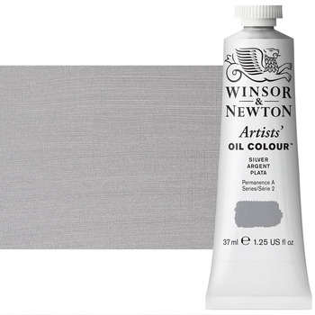 Winsor & Newton Artists' Oil - Silver, 37ml Tube