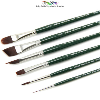 Silver Brush Ruby Satin® Synthetic Brushes & Sets