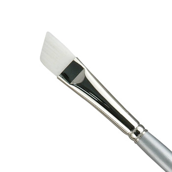 Silverwhite Short Handle Brush Series 1506S Angle sz. 5/8 in