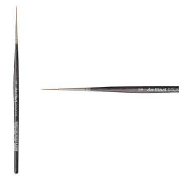 Da Vinci Colineo Series 1222 Synthetic Kolinsky Brush, Size 5x0 Rigger