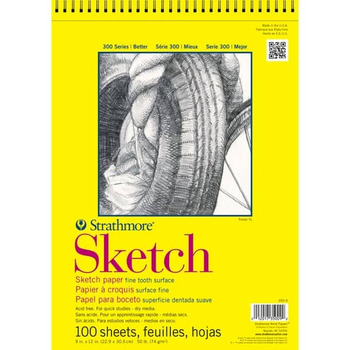 Strathmore 300 Series Sketch Pad 11x14" 100 Sheets