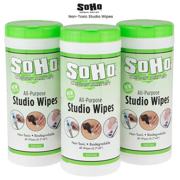 SoHo Artist Disposable Studio Wipes