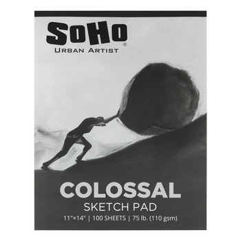 Soho Colossal Sketch Pad 11"x14", 75 lb. (100 Sheets)