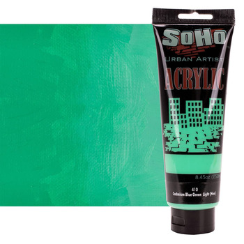 SoHo Urban Artists Heavy Body Acrylic - Cadmium Blue Green Light Hue, 250ml
