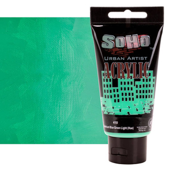 SoHo Urban Artists Heavy Body Acrylic - Cadmium Blue Green Light Hue, 75ml
