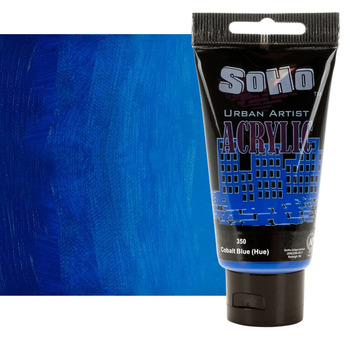 SoHo Urban Artists Heavy Body Acrylic - Cobalt Blue Hue, 75ml