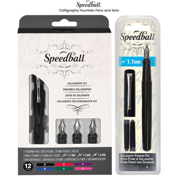 Speedball Calligraphy Fountain Pens and Sets