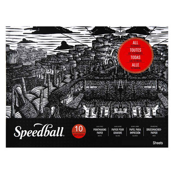Speedball Printmaking Paper 22" x 30" Sheet (10-Pack)