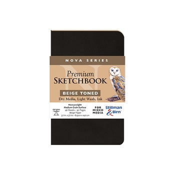 Stillman & Birn Nova Series 3.5X5.5 Softbound Beige Sketch