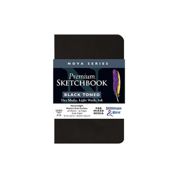 Stillman & Birn Nova Series 3.5X5.5 Softbound Black Sketch