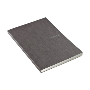 Fabriano Ecoqua Notebook 5 4/5" x 8 1/2" Dot Grid Stone (Glue-Bound, 90 sheets, 85 gsm)